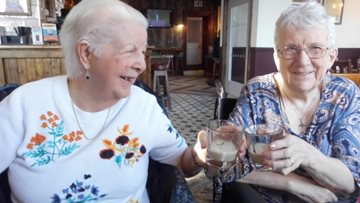 Lunchtime laughter for Manchester care home Residents